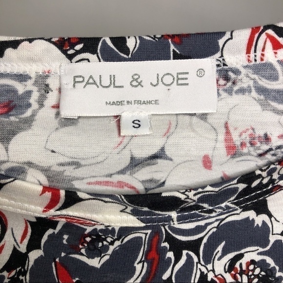 Vintage red and white floral tee - Picture 2 of 5